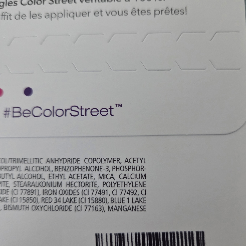 Color Street Carmine Shine Nail Strips - Picture 2 of 3